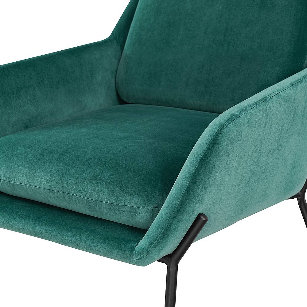 Alt View 32. Walker Edison - Glam Accent Chair - Teal.