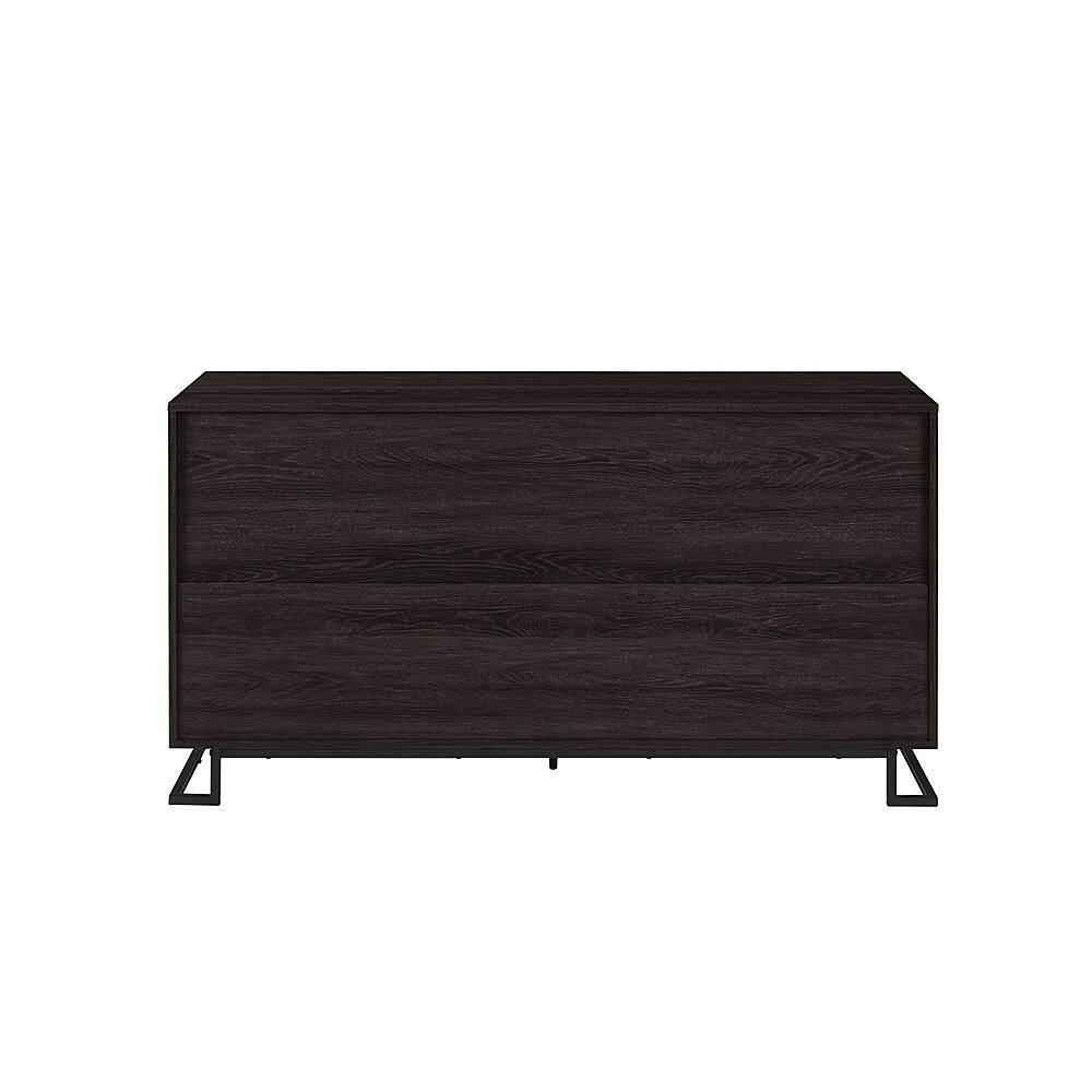 Alt View 24. Walker Edison - Contemporary Angle-Leg 6-Drawer Dresser - Charcoal.
