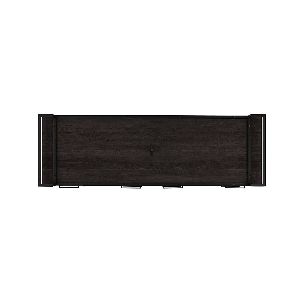Alt View 30. Walker Edison - Contemporary Angle-Leg 6-Drawer Dresser - Charcoal.