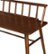 Alt View Zoom 32. Walker Edison - Contemporary Low-Back Spindle Bench - Walnut.