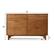 Alt View 39. Walker Edison - Retro Solid Wood 6-Drawer Dresser - Black.