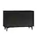 Left. Walker Edison - Retro Solid Wood 6-Drawer Dresser - Black.