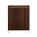 Front. Walker Edison - Contemporary Accent Cabinet - Dark Walnut.