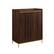 Left. Walker Edison - Contemporary Accent Cabinet - Dark Walnut.