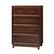 Angle. Walker Edison - Classic Solid Wood 4-Drawer Dresser - Walnut.