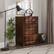 Alt View 38. Walker Edison - Classic Solid Wood 4-Drawer Dresser - Walnut.