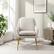 Alt View 11. Walker Edison - Glam Accent Chair - Cream.