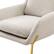 Alt View 32. Walker Edison - Glam Accent Chair - Cream.