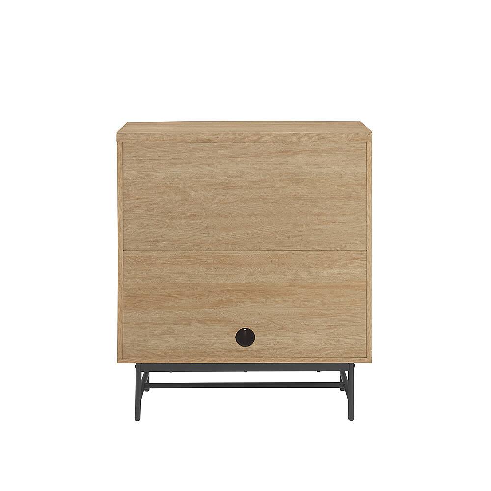 Alt View 24. Walker Edison - Urban 4-Door Accent Cabinet - Coastal Oak.