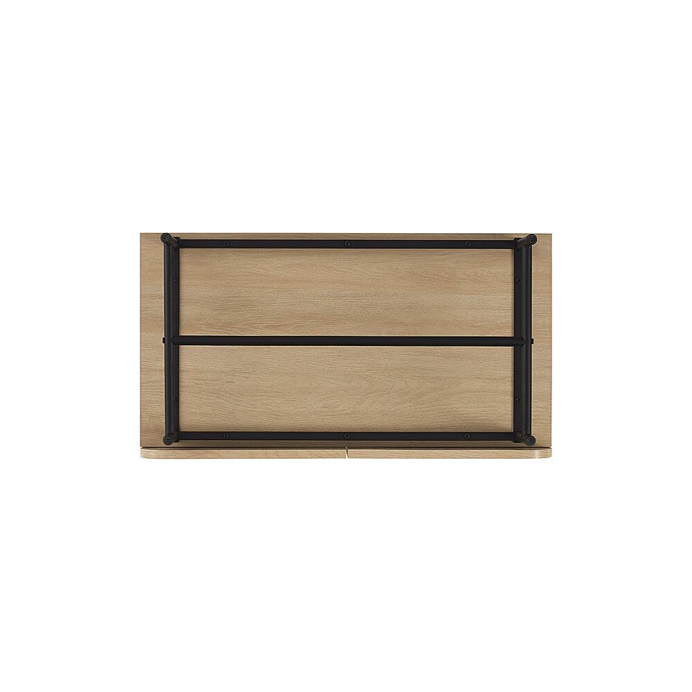 Alt View 30. Walker Edison - Urban 4-Door Accent Cabinet - Coastal Oak.