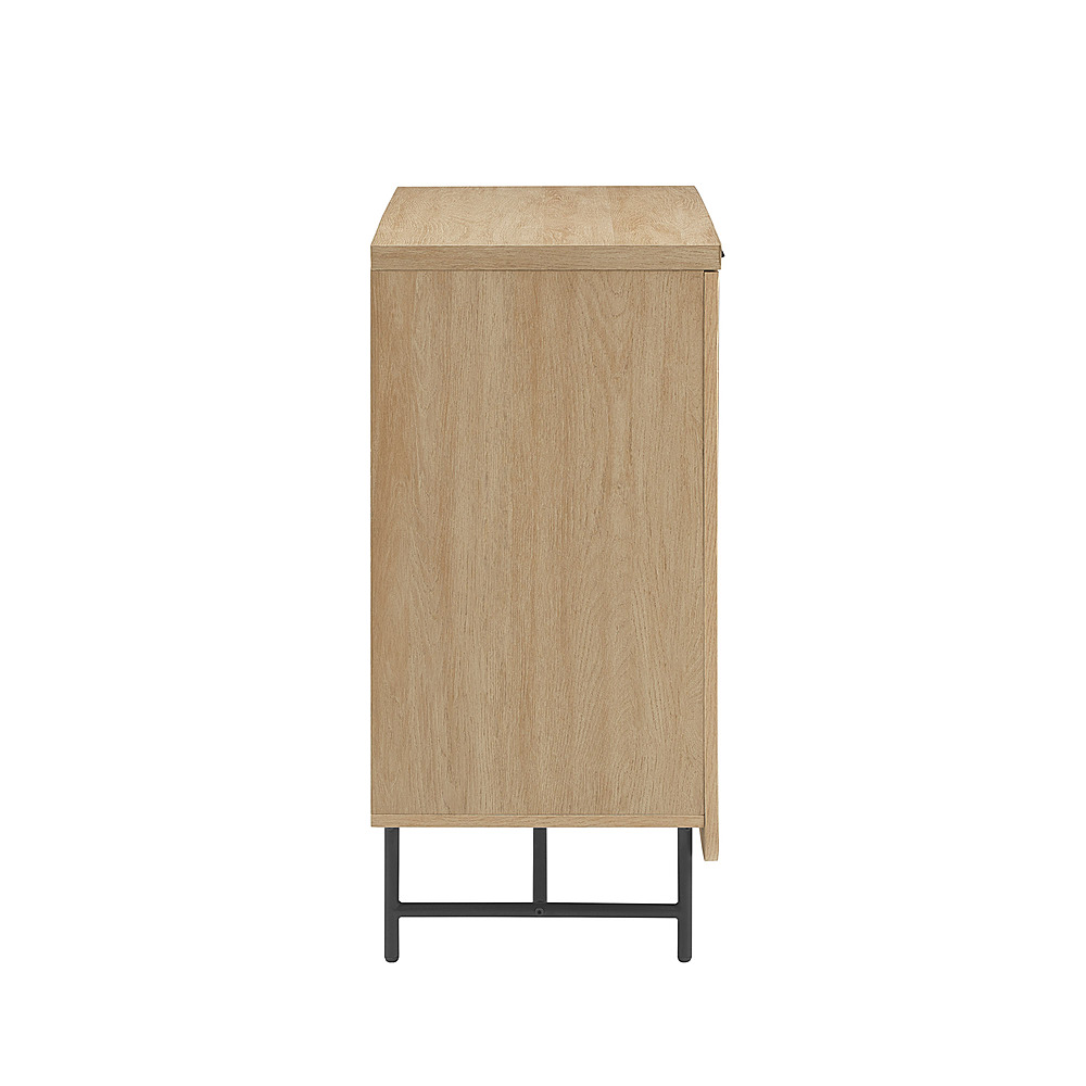 Alt View 31. Walker Edison - Urban 4-Door Accent Cabinet - Coastal Oak.