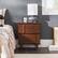 Alt View 11. Walker Edison - Modern Solid Wood 2-Drawer Nightstand - Walnut.