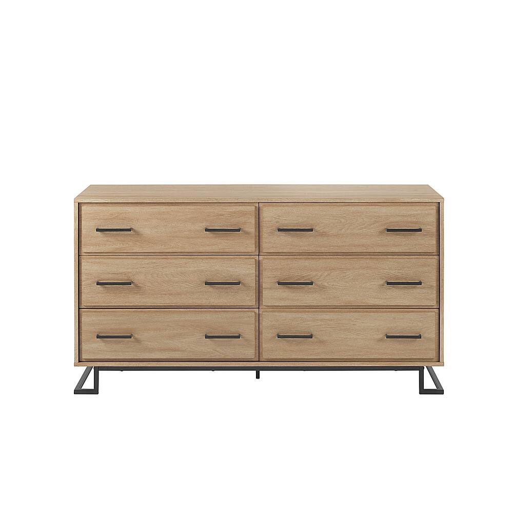 Best Buy: Walker Edison Contemporary Angle-Leg 6-Drawer Dresser 