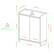 Alt View 40. Walker Edison - Contemporary Accent Cabinet - Coastal Oak.