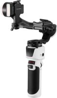 Zhiyun - Crane-M 3S 3-Axis Gimbal Stabilizer for Smartphones, Action, or Mirrorless Cameras with Detachable Tri-pod Stand - White - Angle_Zoom