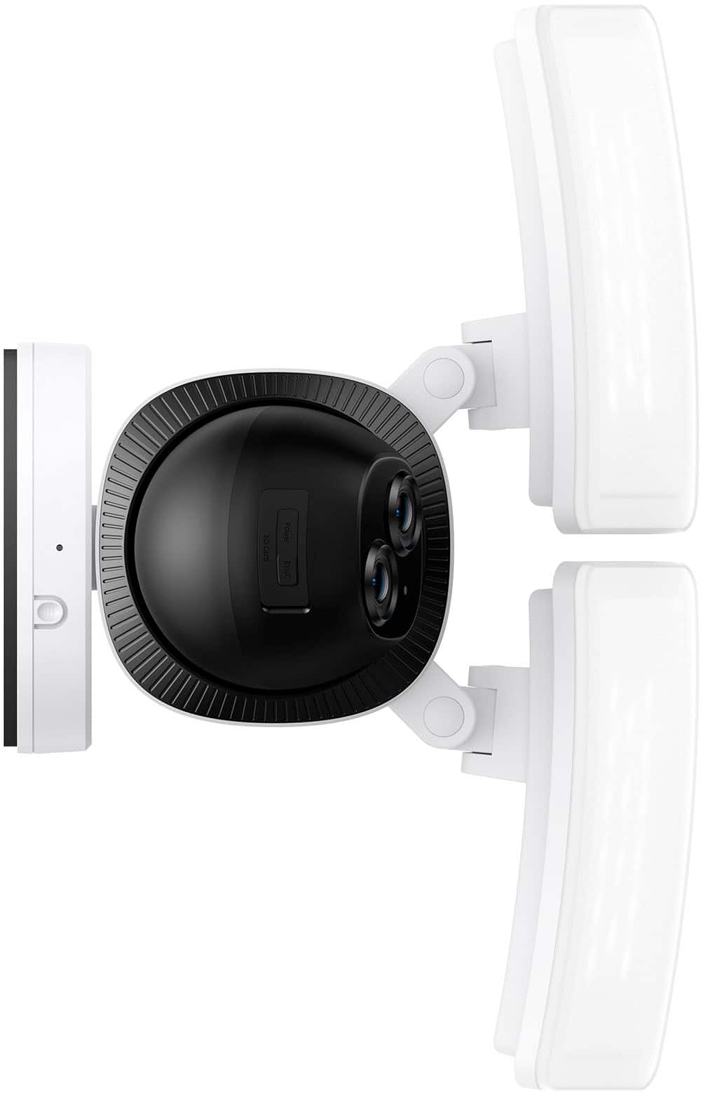 Angle. eufy Security - E340 Outdoor Wired 3K Security Camera with Floodlight - White.