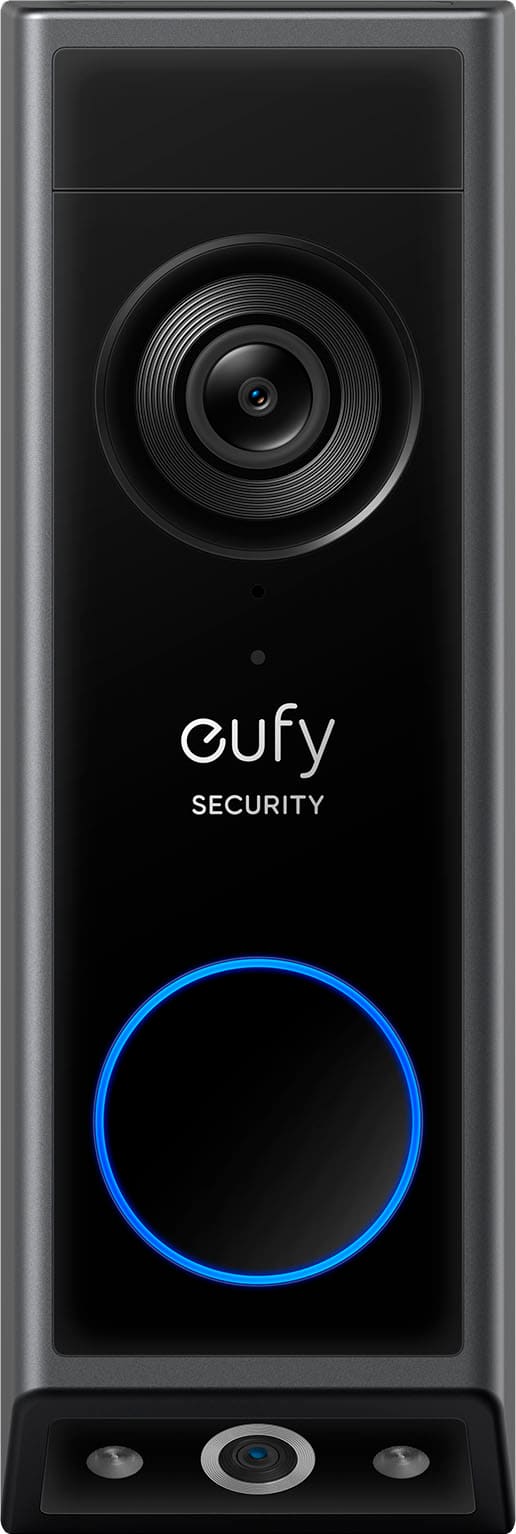 eufy Security - E340 Video Doorbell - Wired/Battery Operated - black