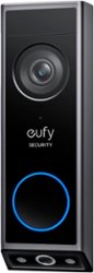 eufy Security - eufy S320 Video Doorbell Black - black - Front_Zoom