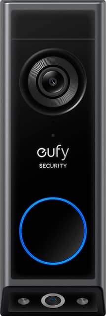 eufy Security E340 Video Doorbell Wired Battery Operated black