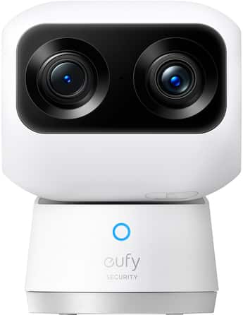 eufy S350 Indoor Wired 4K PTZ Security Camera with Dual Lens White eufy S350 Indoor Wired 4K PTZ Security Camera with Dual Lens White