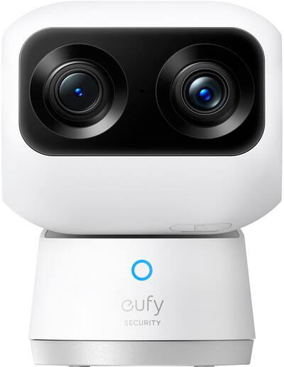 eufy S350 Indoor Wired 4K PTZ Security Camera with Dual Lens White eufy S350 Indoor Wired 4K PTZ Security Camera with Dual Lens White