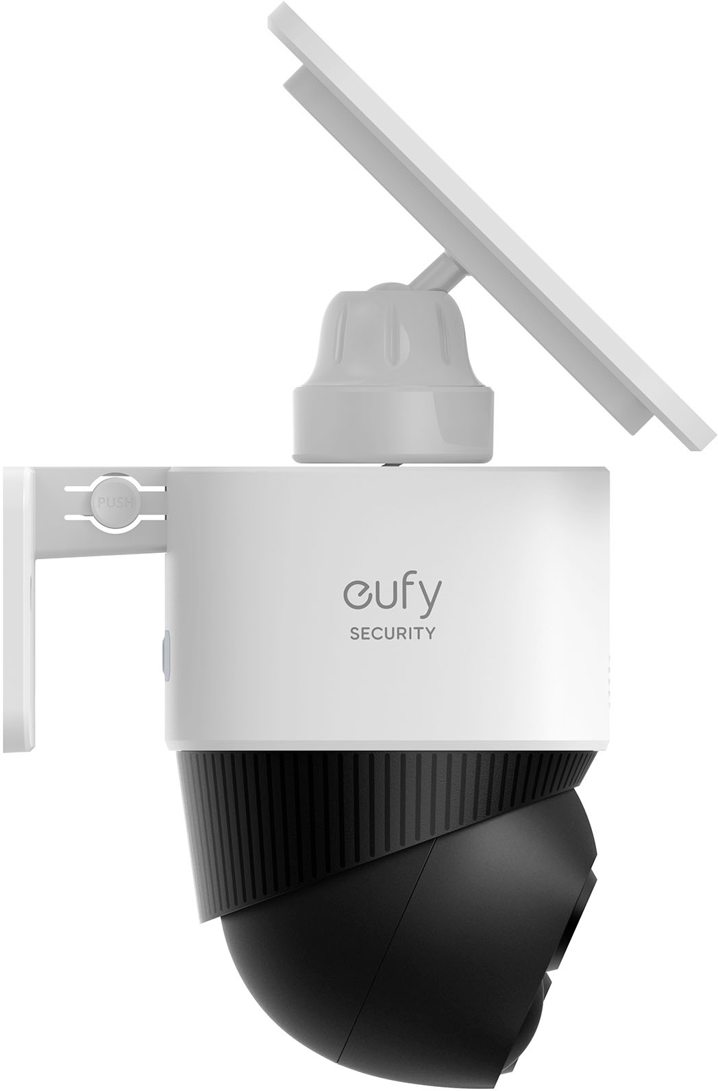 Left View: eufy Security - SoloCam S340 Outdoor Wireless 3k Security Camera with Dual Lens - White