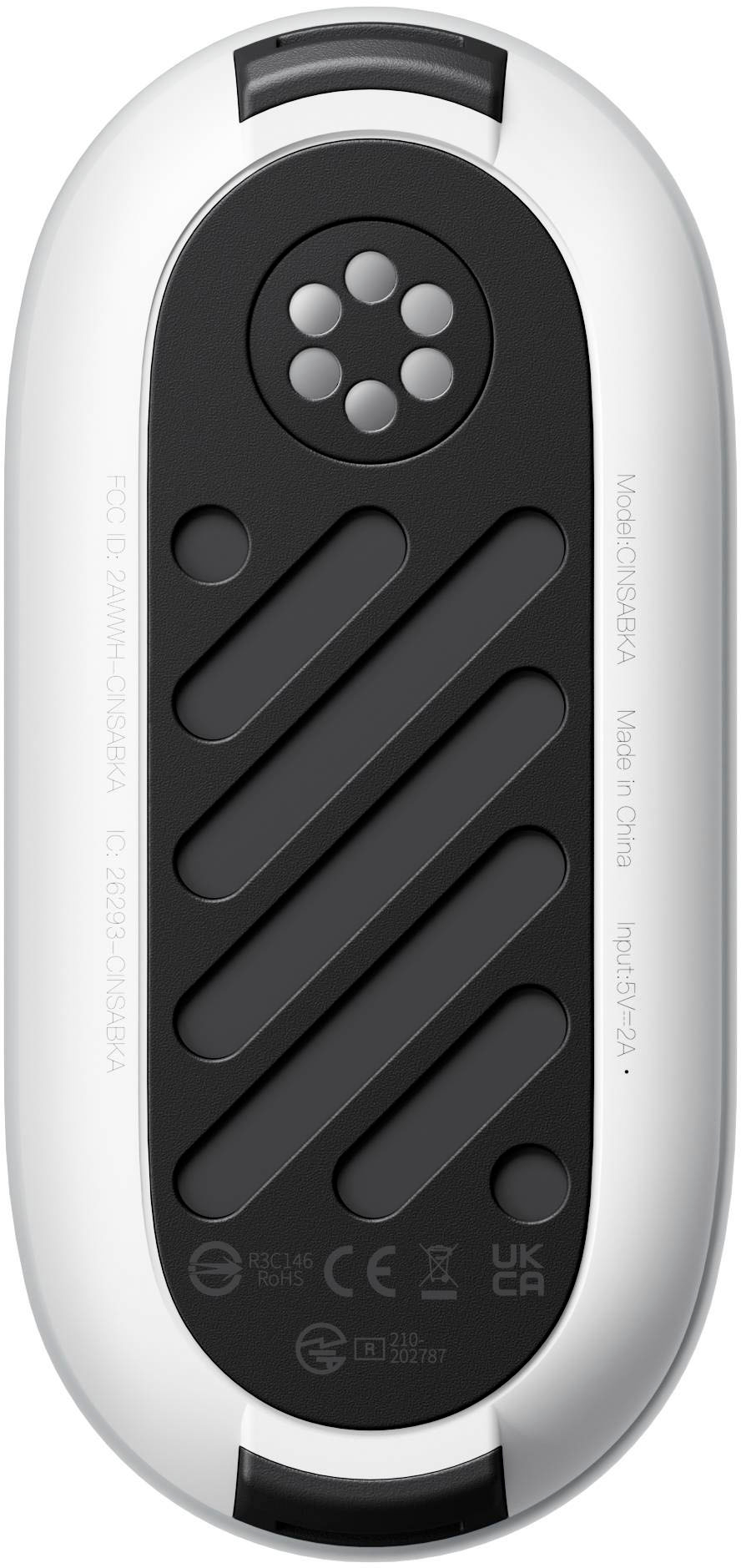 Back View: Insta360 - GO 3 (64GB) Action Camera with Lens Guard - White