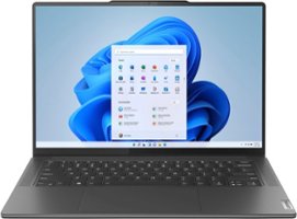 Lenovo - Slim Pro 9i 14.5" 3k MiniLED Touchscreen Laptop - Core i7-13705H with 32GB Memory - NVIDIA GeForce RTX 4050 - 1TB SSD - Storm Grey - Front_Zoom