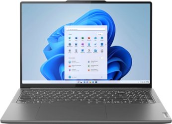 Lenovo - Slim Pro 9 16IRP8 16" Touch Screen Laptop - Intel Core i9 with 32GB Memory - 1 TB SSD - Storm Gray, Gray - Front_Zoom