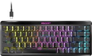 ROCCAT - Vulcan II Mini Air 65% Wireless Optical Mechanical Gaming Keyboard with RGB Illumination - Black - Front_Zoom