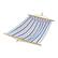 Alt View 12. Bliss - Caribbean Hammock w/ Pillow & Hanging Hardware - Nautical Stripe.