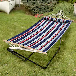 Bliss - Caribbean Hammock w/ Pillow & Hanging Hardware - Patriot