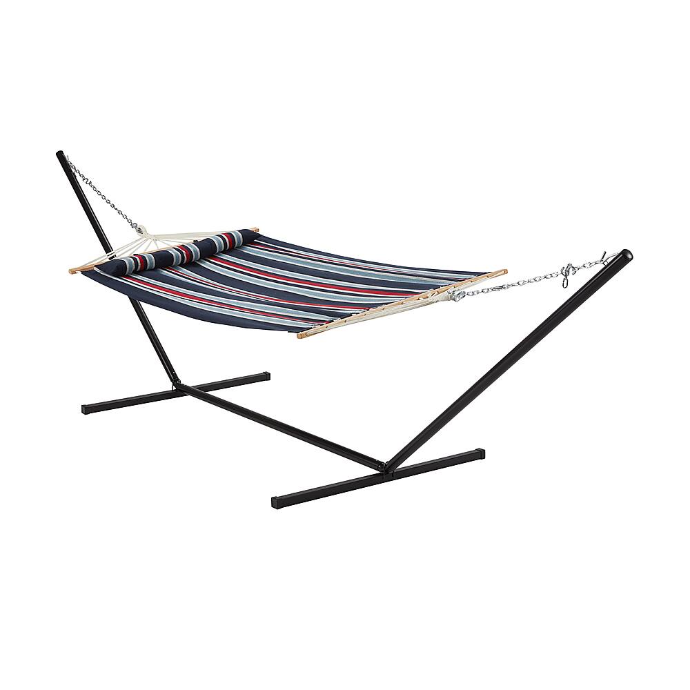 Alt View 12. Bliss - Caribbean Hammock w/ Pillow & Hanging Hardware - Patriot.