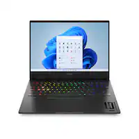 HP - OMEN 16" 240Hz Gaming Laptop WQXGA Intel Core i7-13700HX With 16GB Memory - NVIDIA GeForce RTX 4070 8GB GDDR6 512GB SSD - Shadow Black - Front_Zoom
