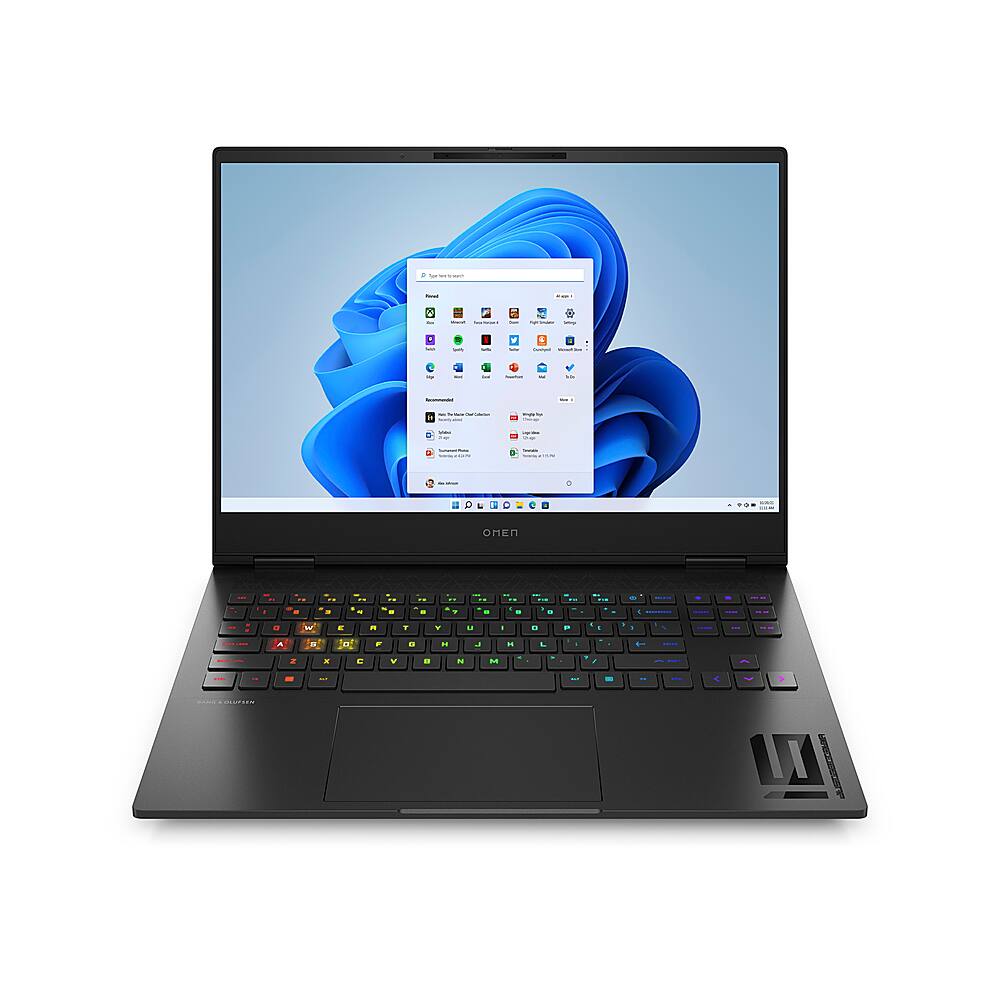 HP - OMEN 16" 240Hz Gaming Laptop WQXGA Intel Core i7-13700HX With 16GB Memory - NVIDIA GeForce RTX 4070 8GB GDDR6 512GB SSD - Shadow Black