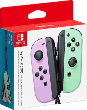 Nintendo Joy Con (L/R) Wireless Controllers Pastel Purple/ Pastel Nintendo Joy Con (L/R) Wireless Controllers Pastel Purple/ Pastel
