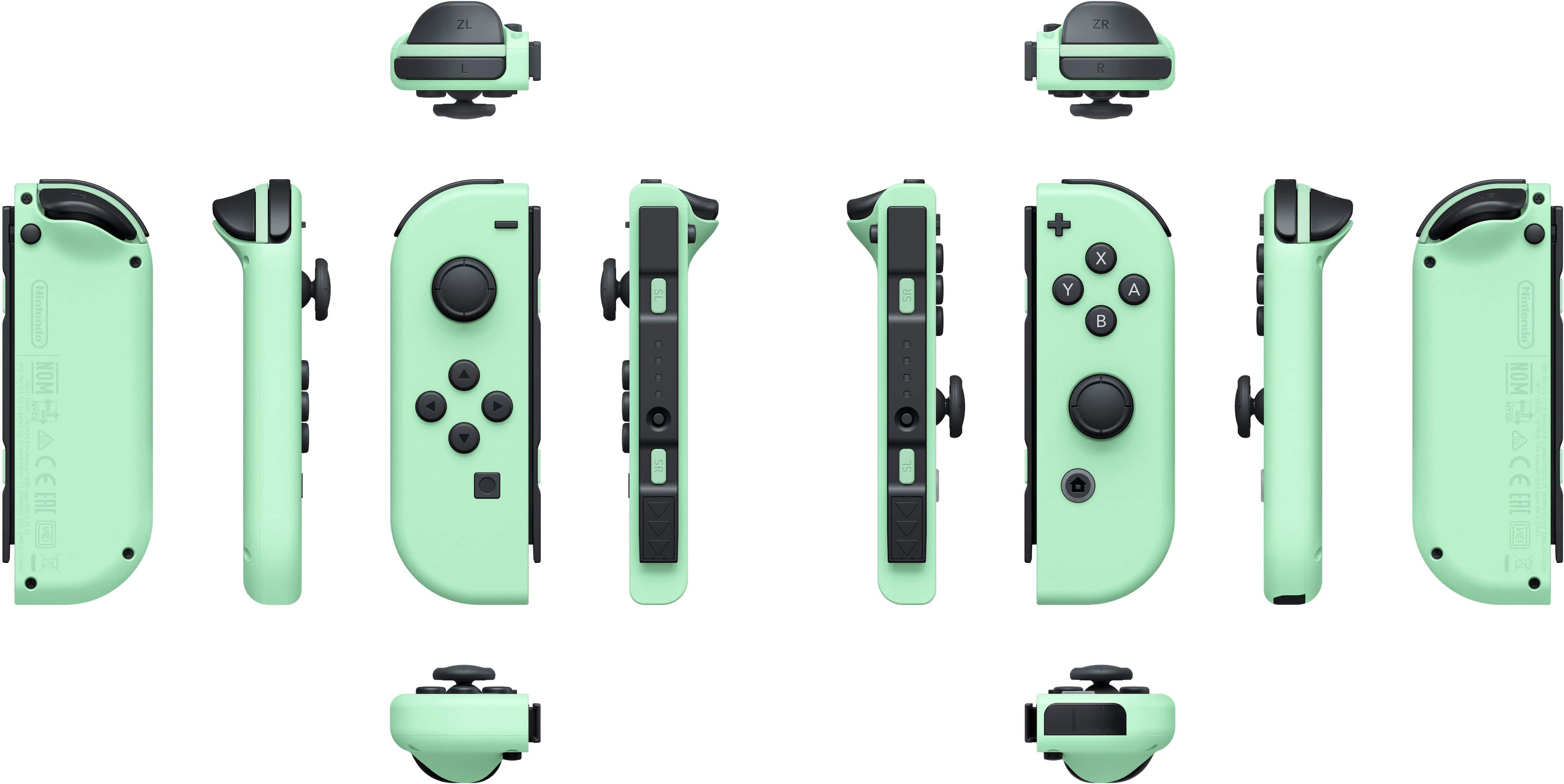 Nintendo Joy-Con (L/R) Wireless Controllers Pastel Purple/ Pastel Green  HACAJAWAF - Best Buy