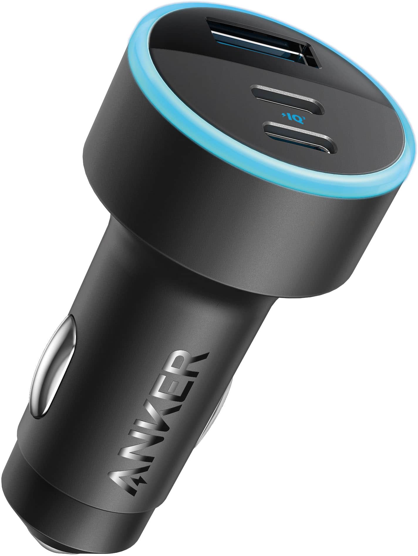 Front. Anker - 335 Car Charger (67W) - Black.