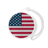 Speaqua - Cruiser H2.0 Portable Waterproof Compact Bluetooth Speaker with Bottle Opener - USA Flag - Front_Zoom