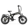 Heybike - Tyson Foldable E-bike w/ 55mi Max Operating Range & 28 mph Max Speed - Black