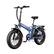 Front. Heybike - Mars Foldable Ebike w/ 48mi Max Operating Range & 20 mph Max Speed- for Any Terrain - Blue.