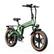 Angle. Heybike - Tyson Foldable E-bike w/ 55mi Max Operating Range & 28 mph Max Speed - Green.