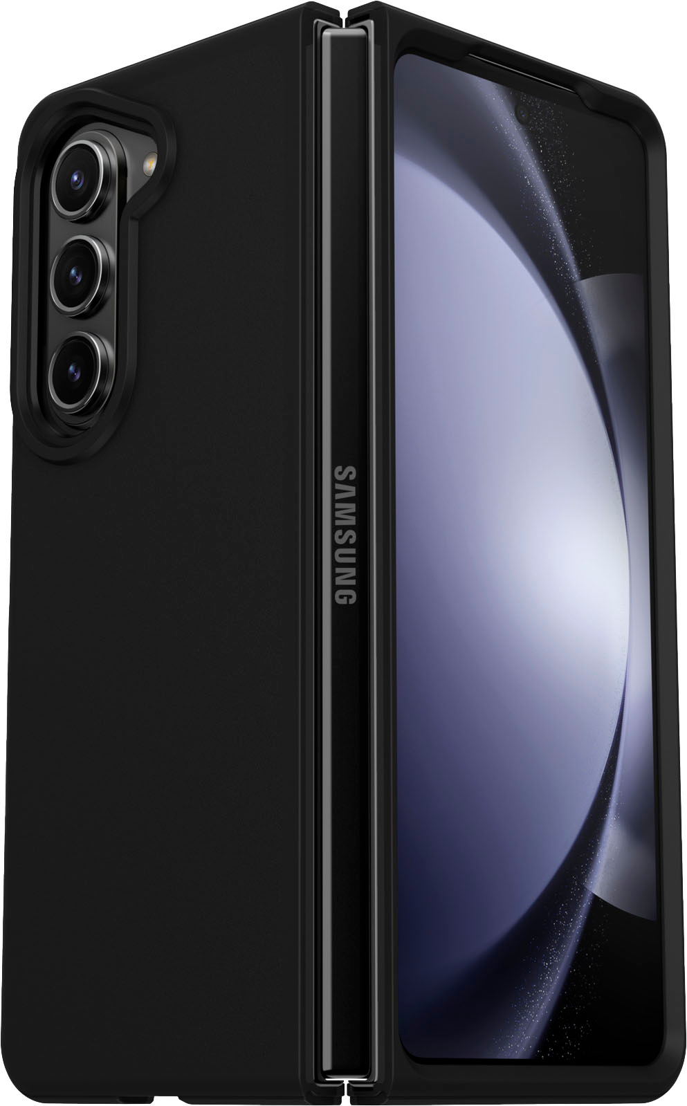Black Galaxy Z Fold4 Case  OtterBox Symmetry Series Flex