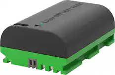 Front. Digipower - Rechargeable Lithium-Ion Replacement Battery for Canon LP-E6NH - Black.