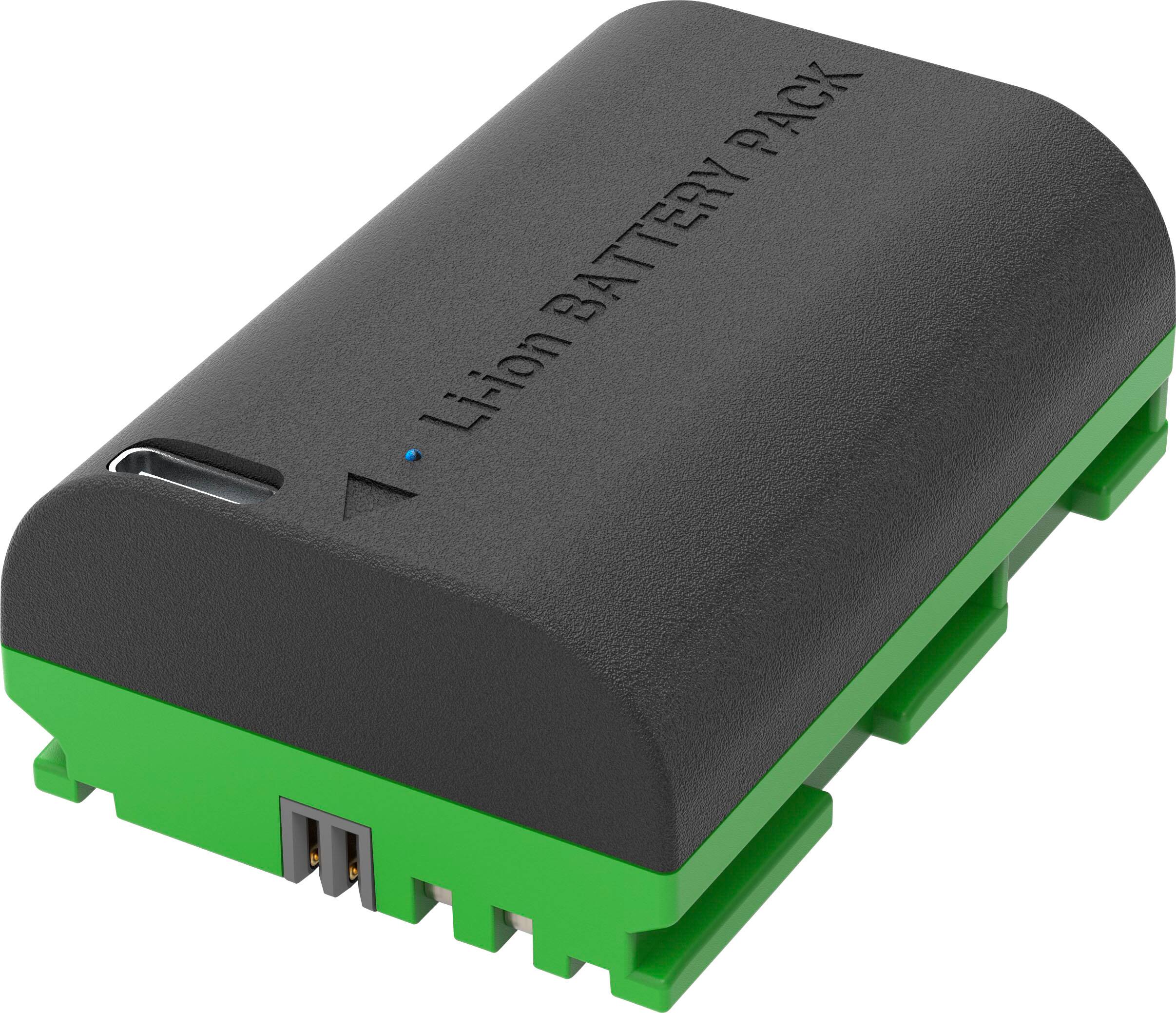 Alt View 1. Digipower - Rechargeable Lithium-Ion Replacement Battery for Canon LP-E6NH - Black.