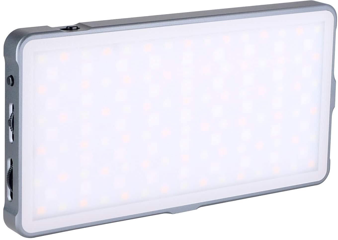 Left. Digipower - Rainbow 135 LED Video Light - Silver.