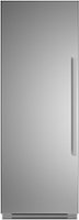 Bertazzoni - 17.4 cu ft Built-in Refrigerator Column with interior TFT touch & scroll interface - Stainless Steel - Front_Zoom