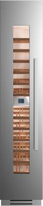 Bertazzoni - 8.4 cu.ft Built-in Wine Column with Interior TFT touch & Scroll Interface - Stainless Steel