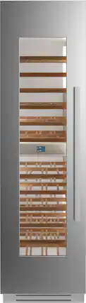 Alt View 11. Bertazzoni - 12.9 cu.ft Built-in Wine Column with Interior TFT touch & Scroll Interface.
