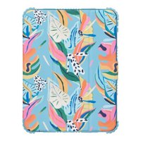 Insignia™ - Folio Case for Apple iPad 10.9" (10th generation) - Tropical Leaves - Front_Zoom